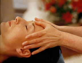 Reiki on head